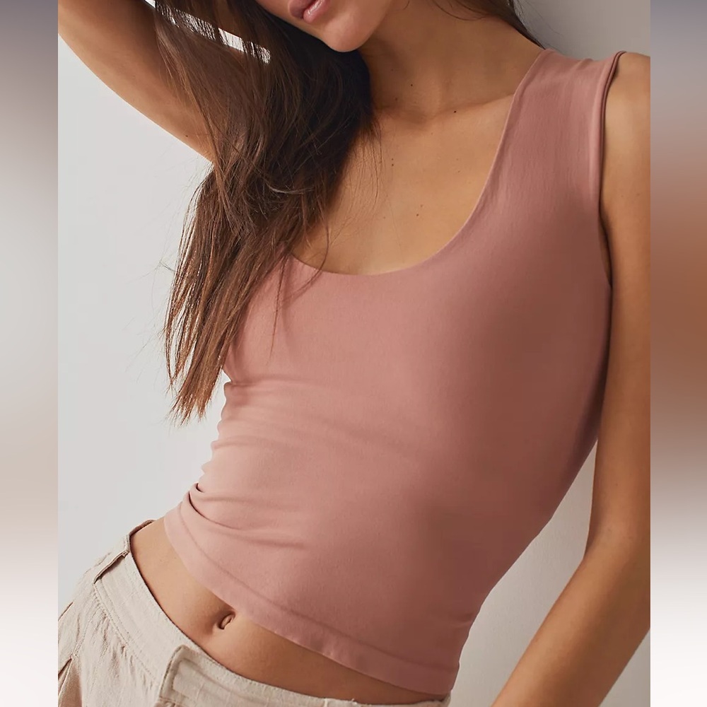 Intimately Free People Clean Lines Muscle Tank L